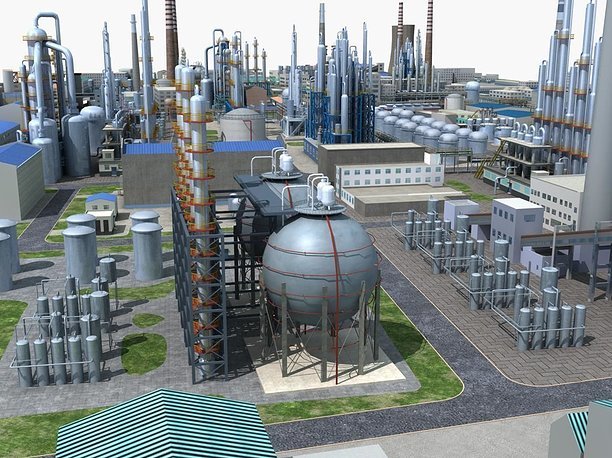 3D Oil Refinery